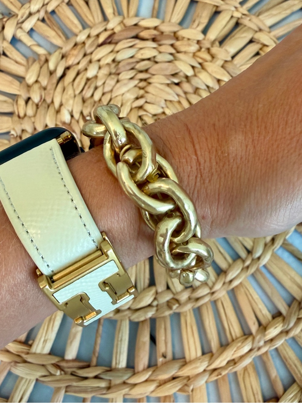 Plunder Gold-Tone Chunky Link Bracelet